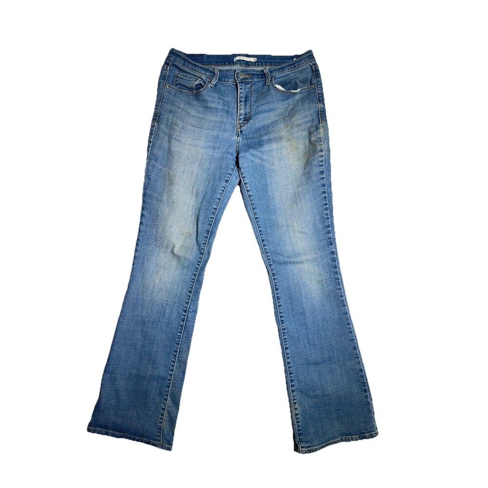 Women's Levis 515 Boot Cut Jeans Medium Wash Stretch Denim Size 10 W30 L32